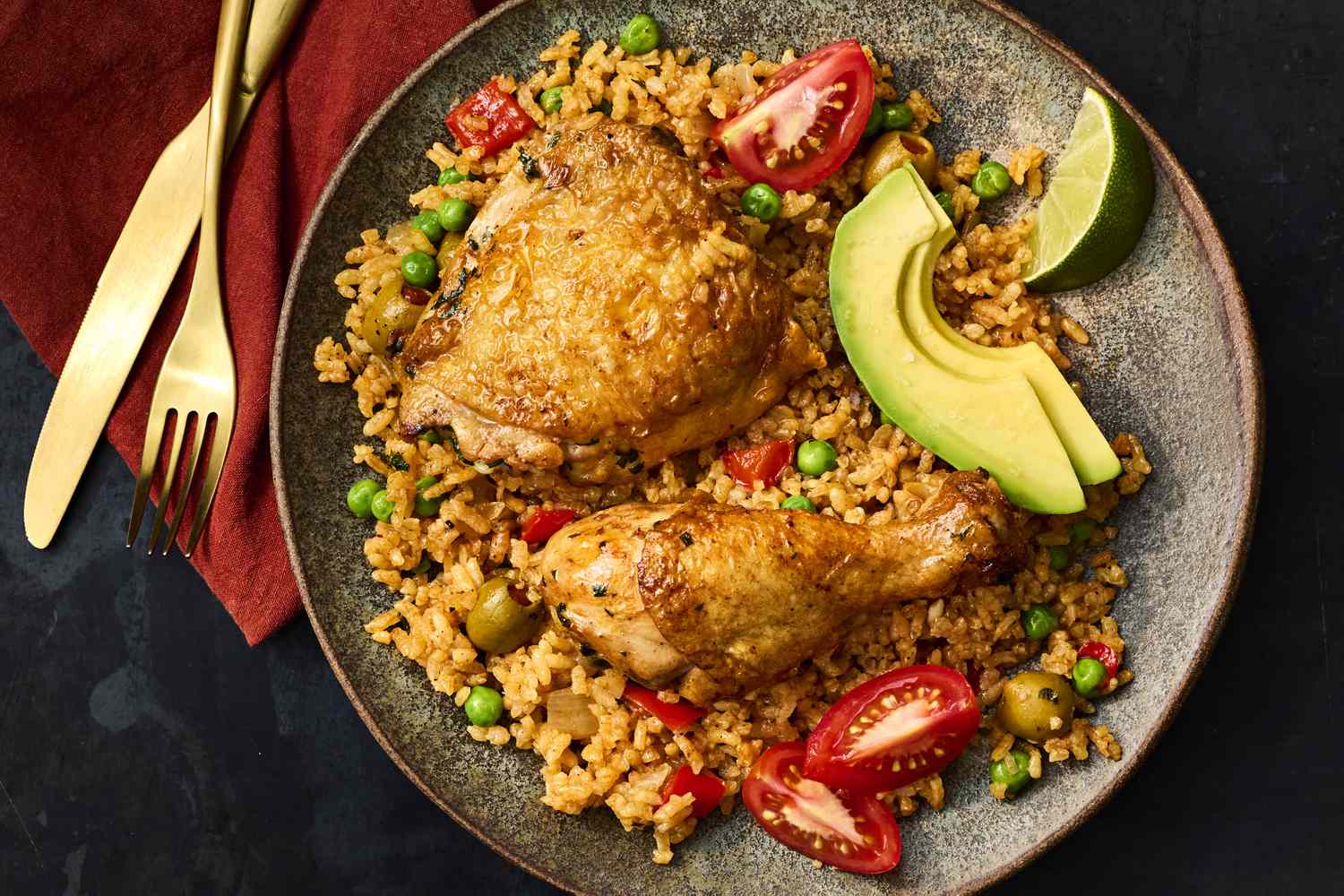 Arroz con pollo one pot chicken and rice Mexican style