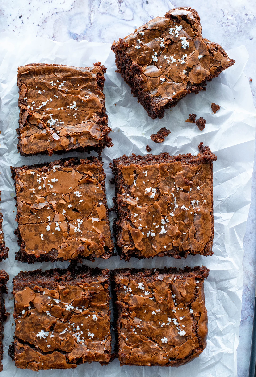 Mexican chocolate brownies with cinnamon and cayenne spiced