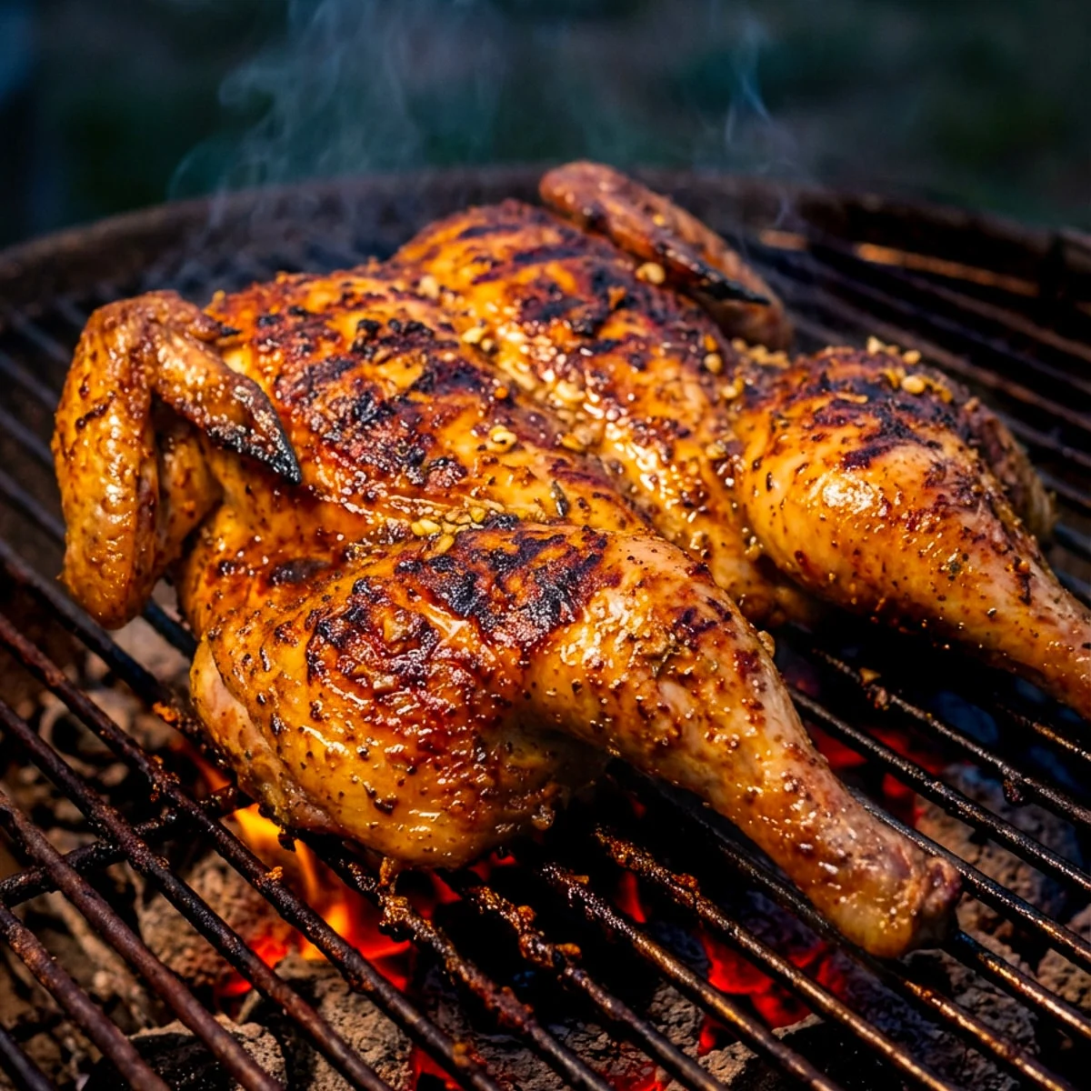 Pollo asado grilled chicken with achiote marinade