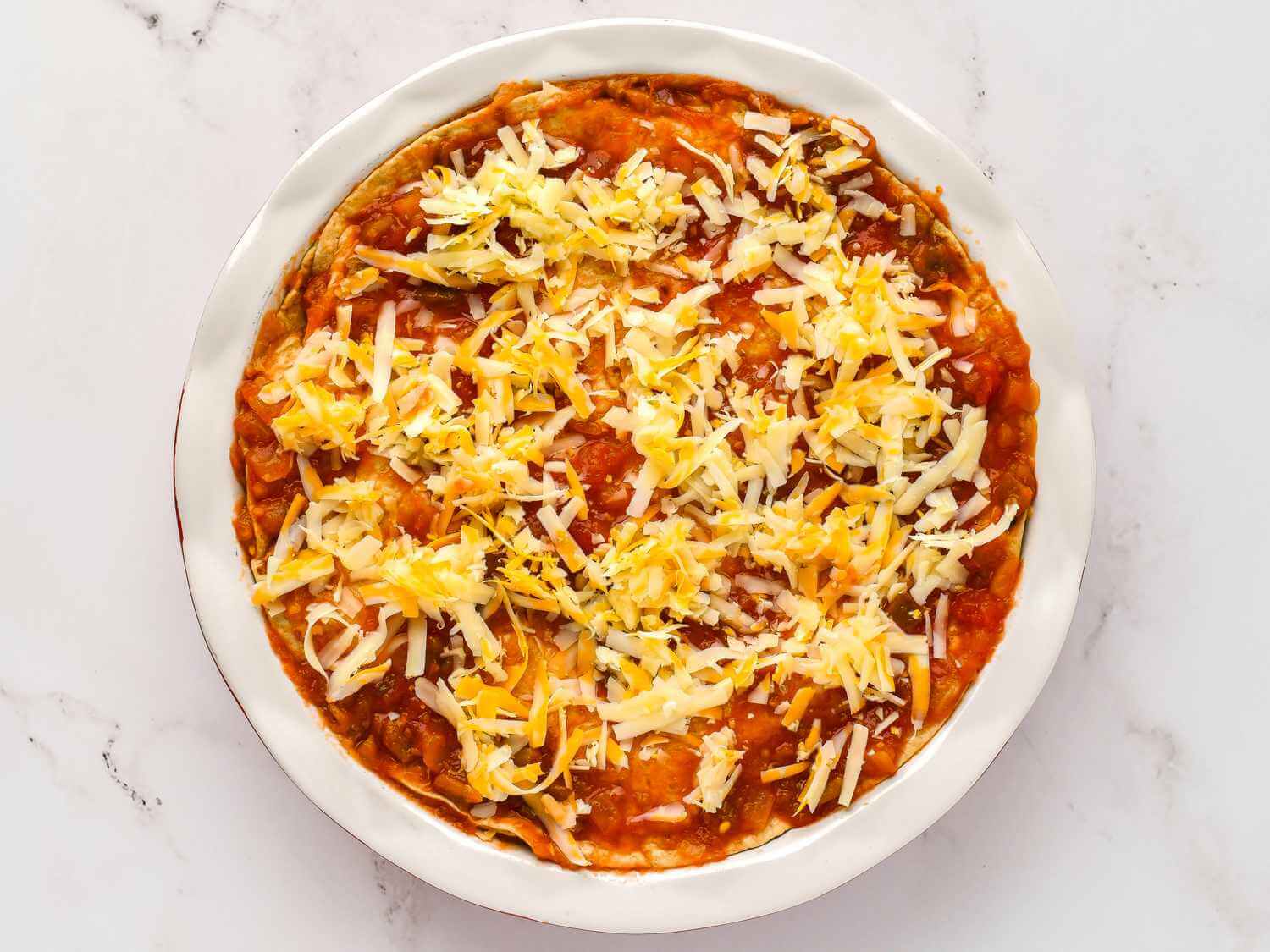 5 ingredient Mexican casserole simple and cheesy from the oven