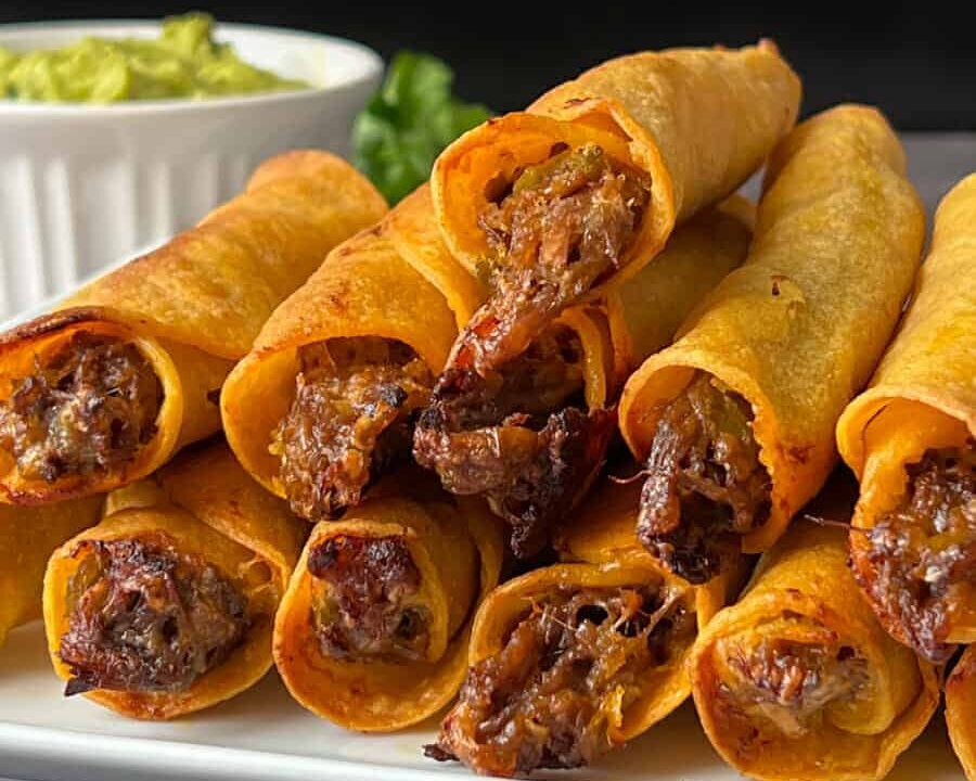 Baked Beef Taquitos