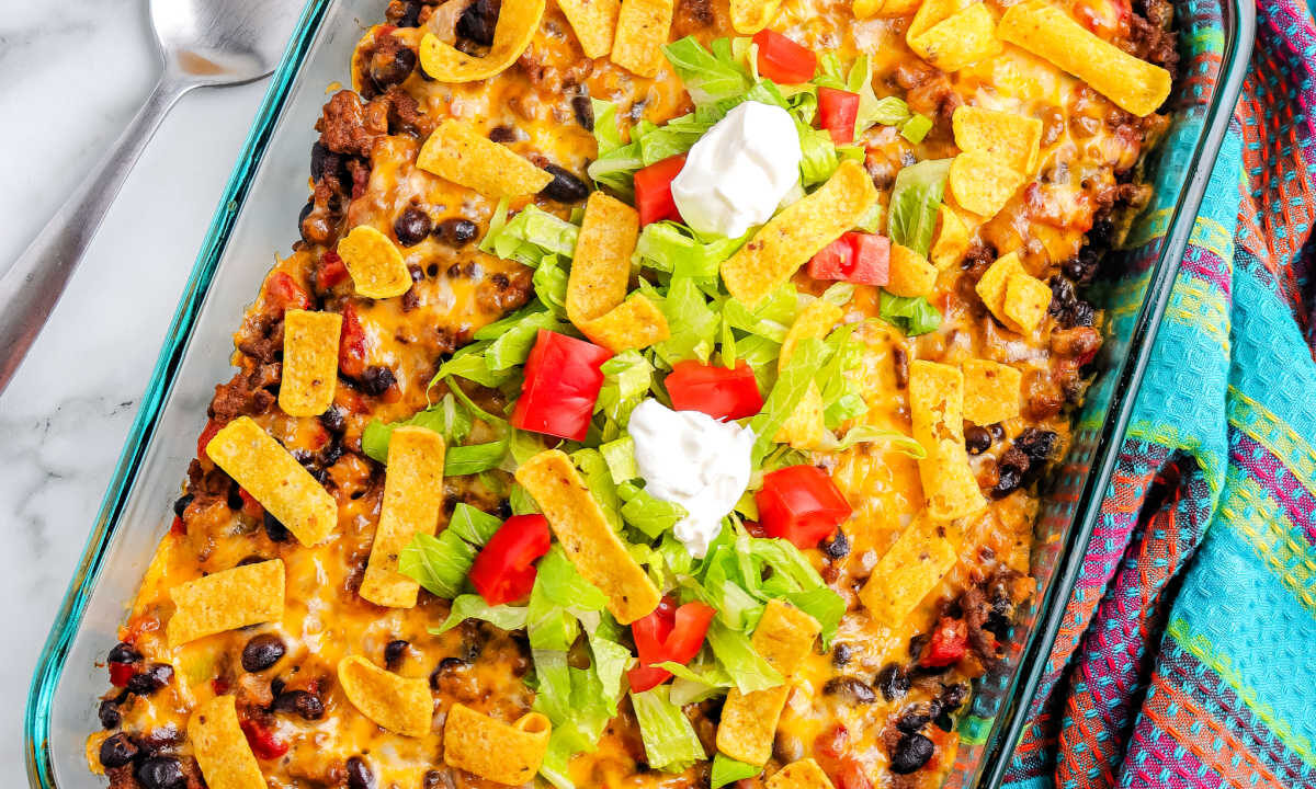 Walking Taco Casserole