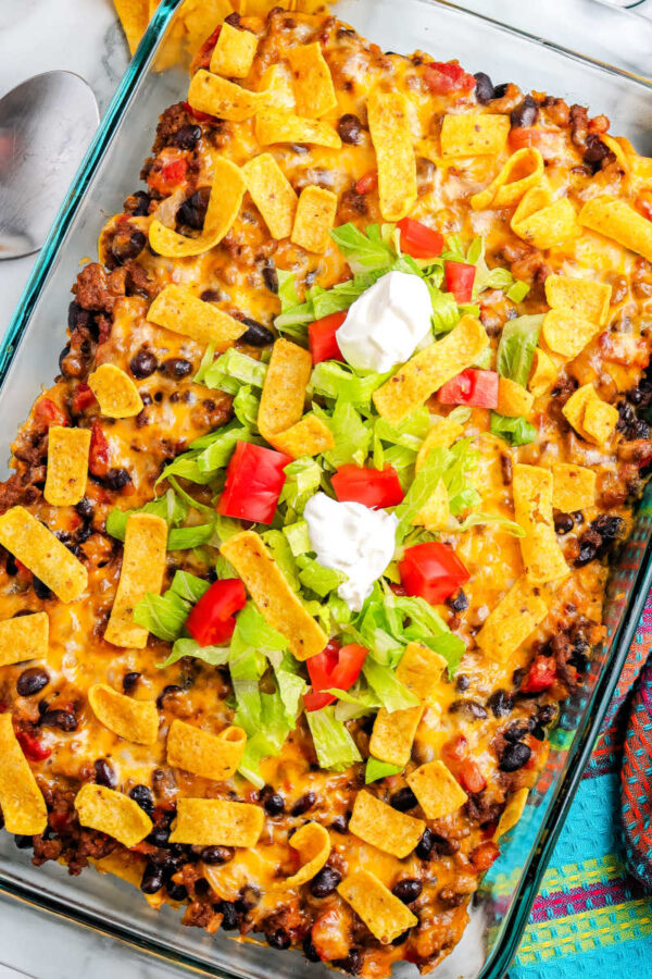 Walking Taco Casserole