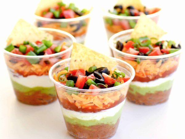 7 Layer Dip Cups