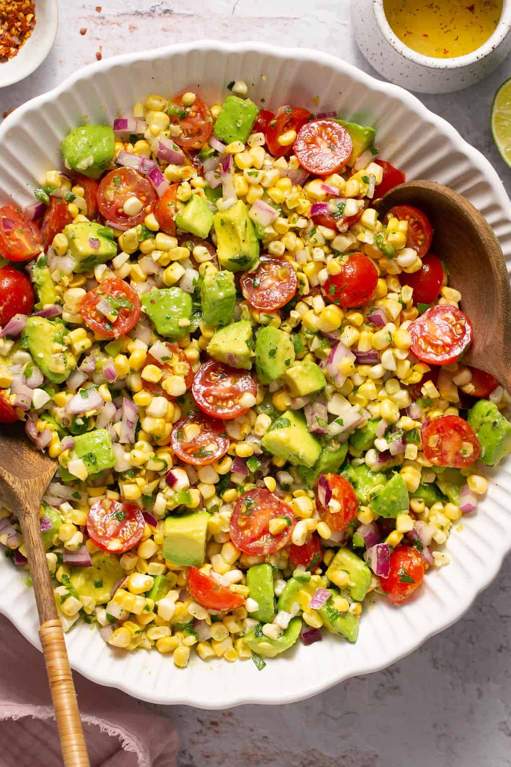 Corn Avocado Salad summer salad recipe