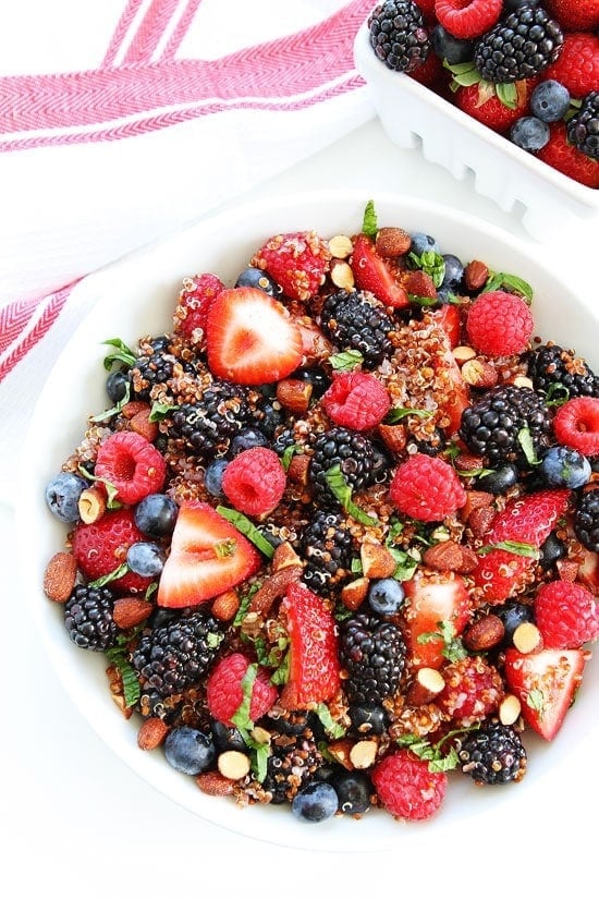 Berry Quinoa Salad summer salad recipe