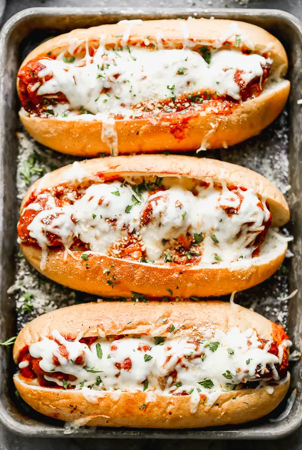 Slow Cooker Turkey Meatball Subs summer crockpot recipe