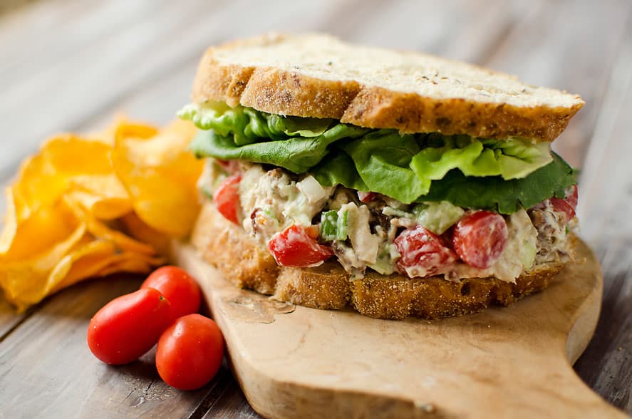 BLT ranch sandwiches for summer beach lunch