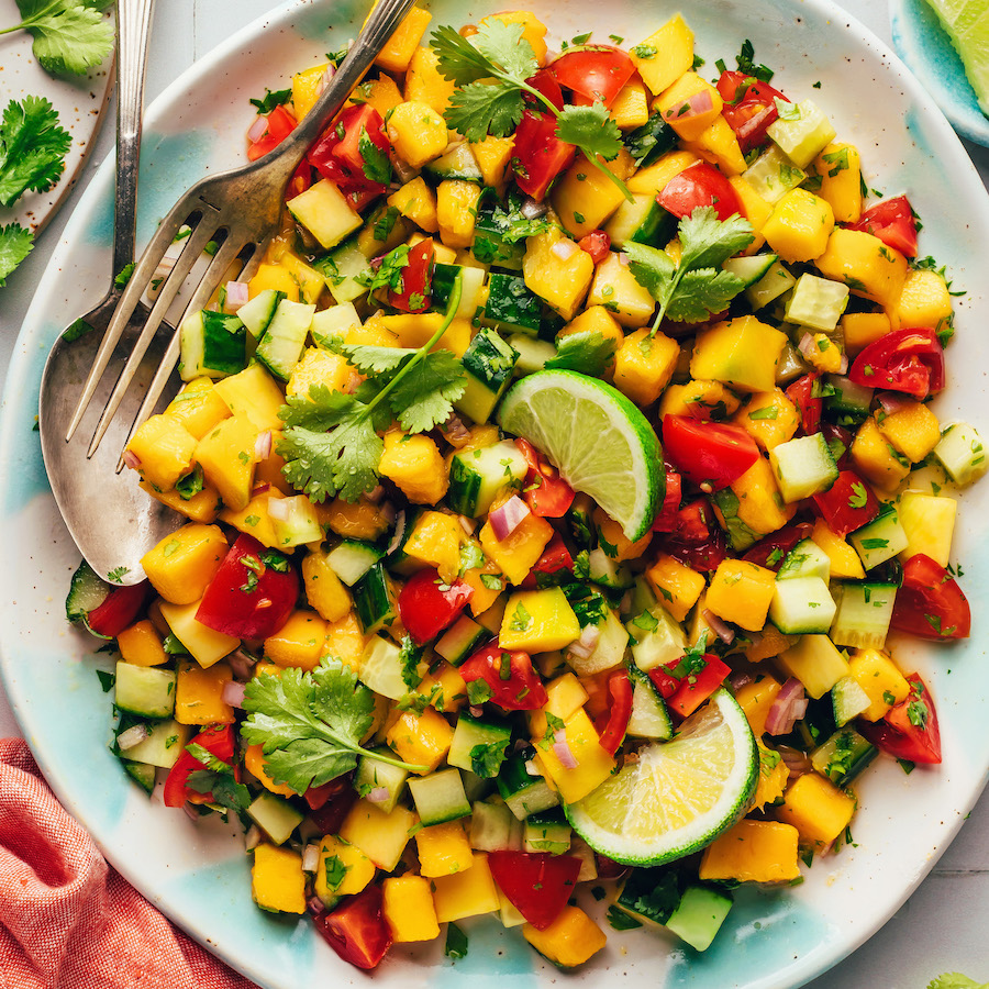 Summer salad recipes collection with watermelon salad pasta salad corn salad and fresh green salads