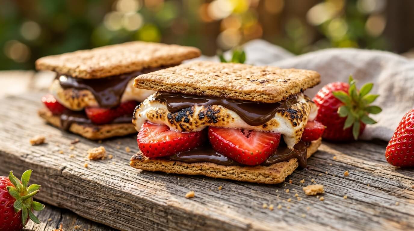Easy smores recipes including classic campfire s'mores cookies brownies dip bars cupcakes and frozen desserts