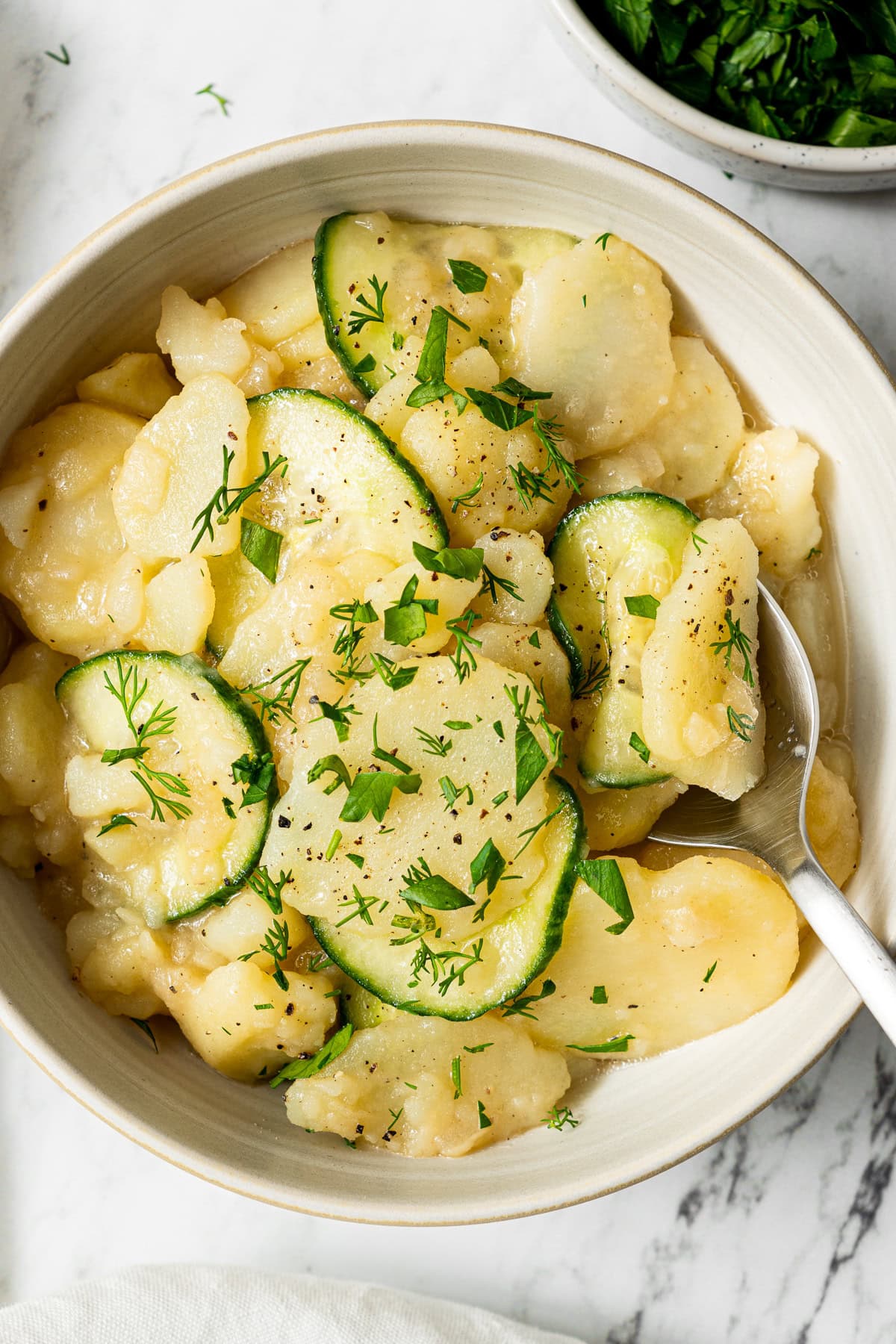 Cucumber Dill Potato Salad summer salad recipe