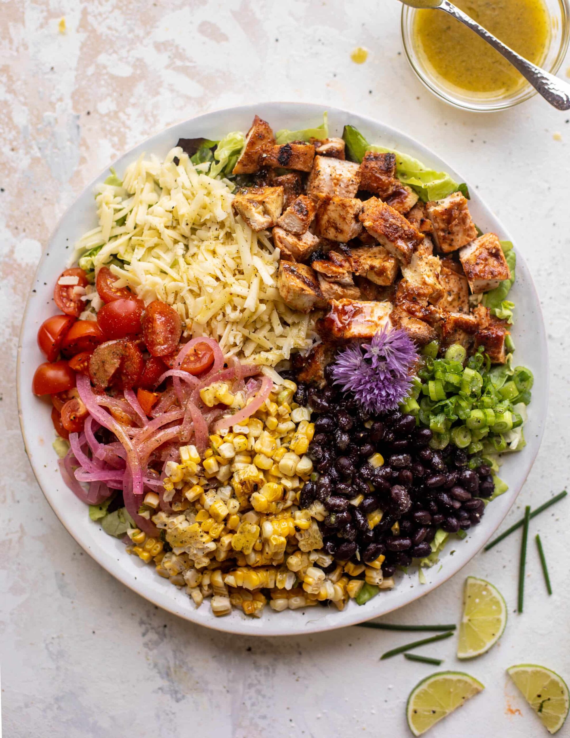 BBQ Chicken Chopped Salad summer salad recipe