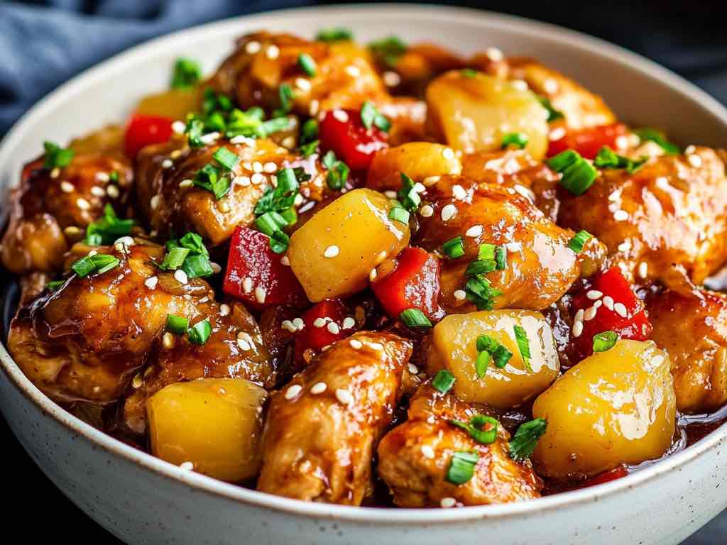 Sweet Hawaiian Crockpot Chicken summer crockpot recipe